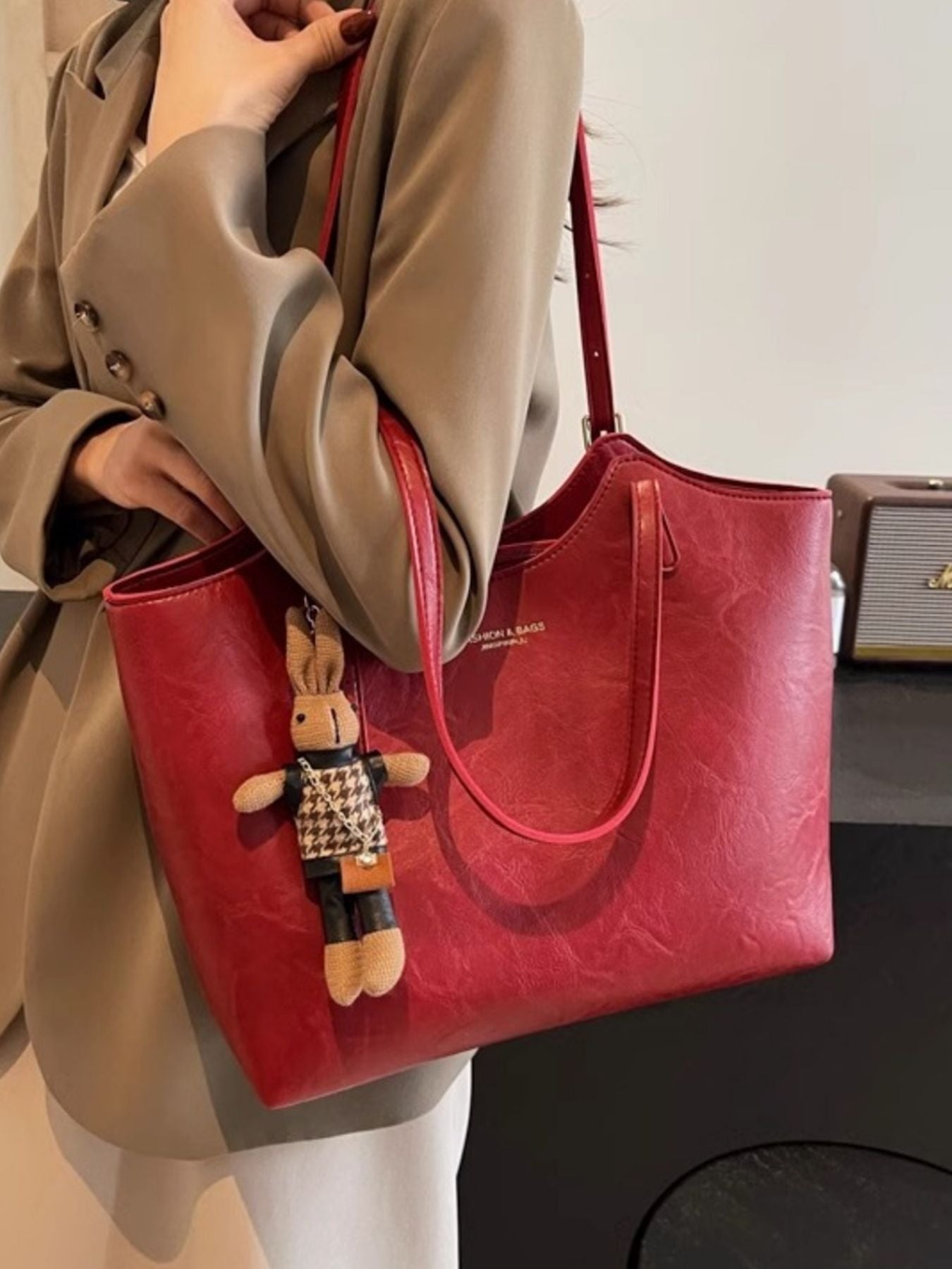 PU Leather Shoulder Bag