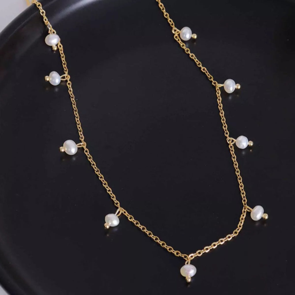 Freshwater Pearl 18K Gold-Plated Necklace