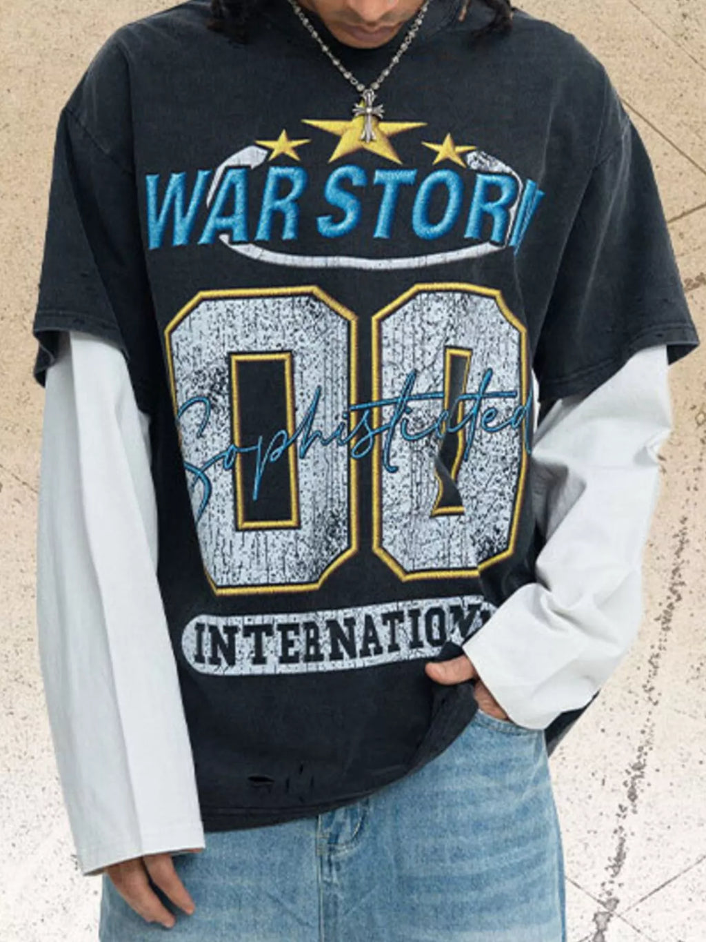 Men's Vintage War Storm "00" International Graphic T-Shirt