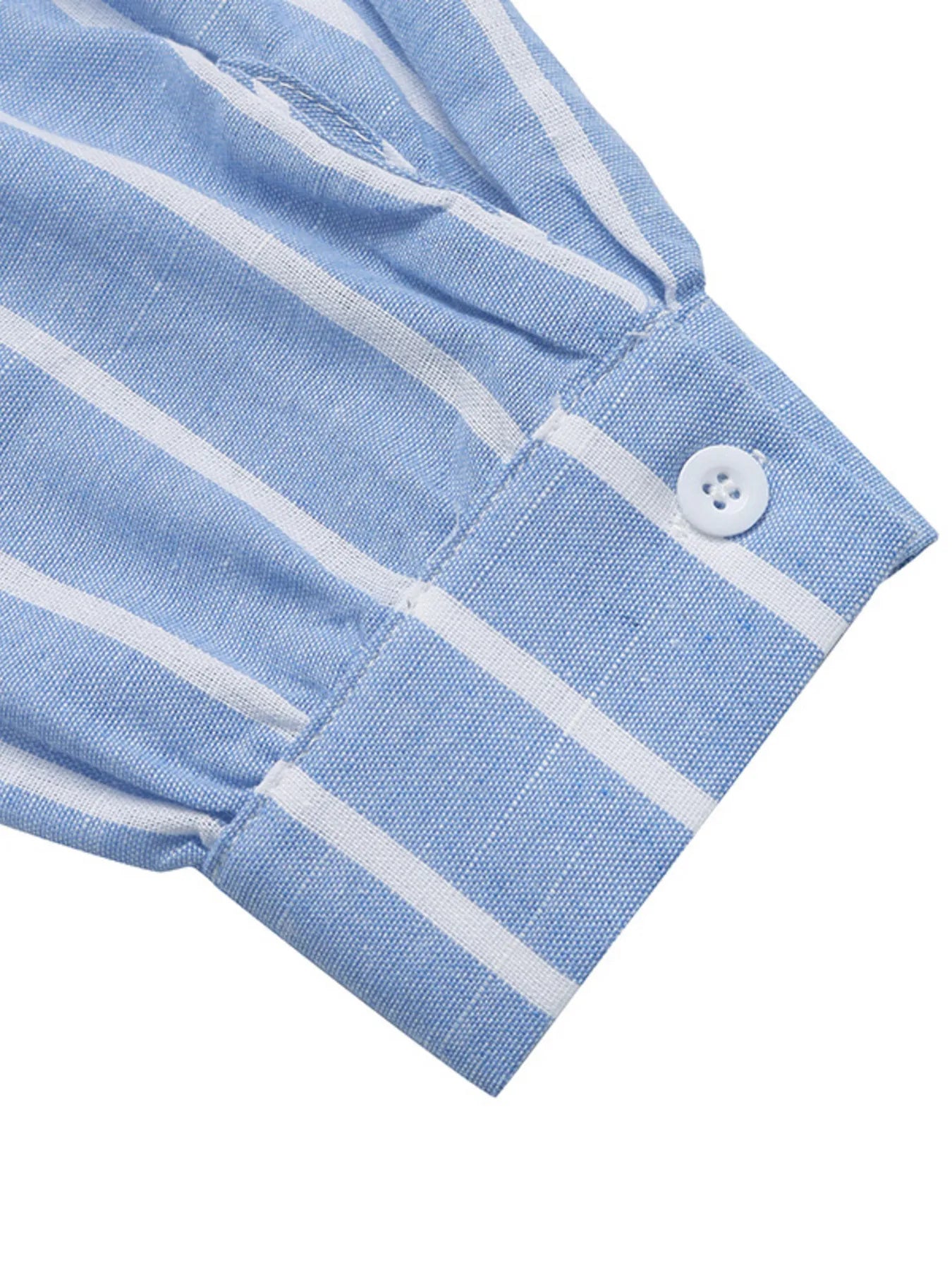 Striped Oversized Button-Down Shirt
