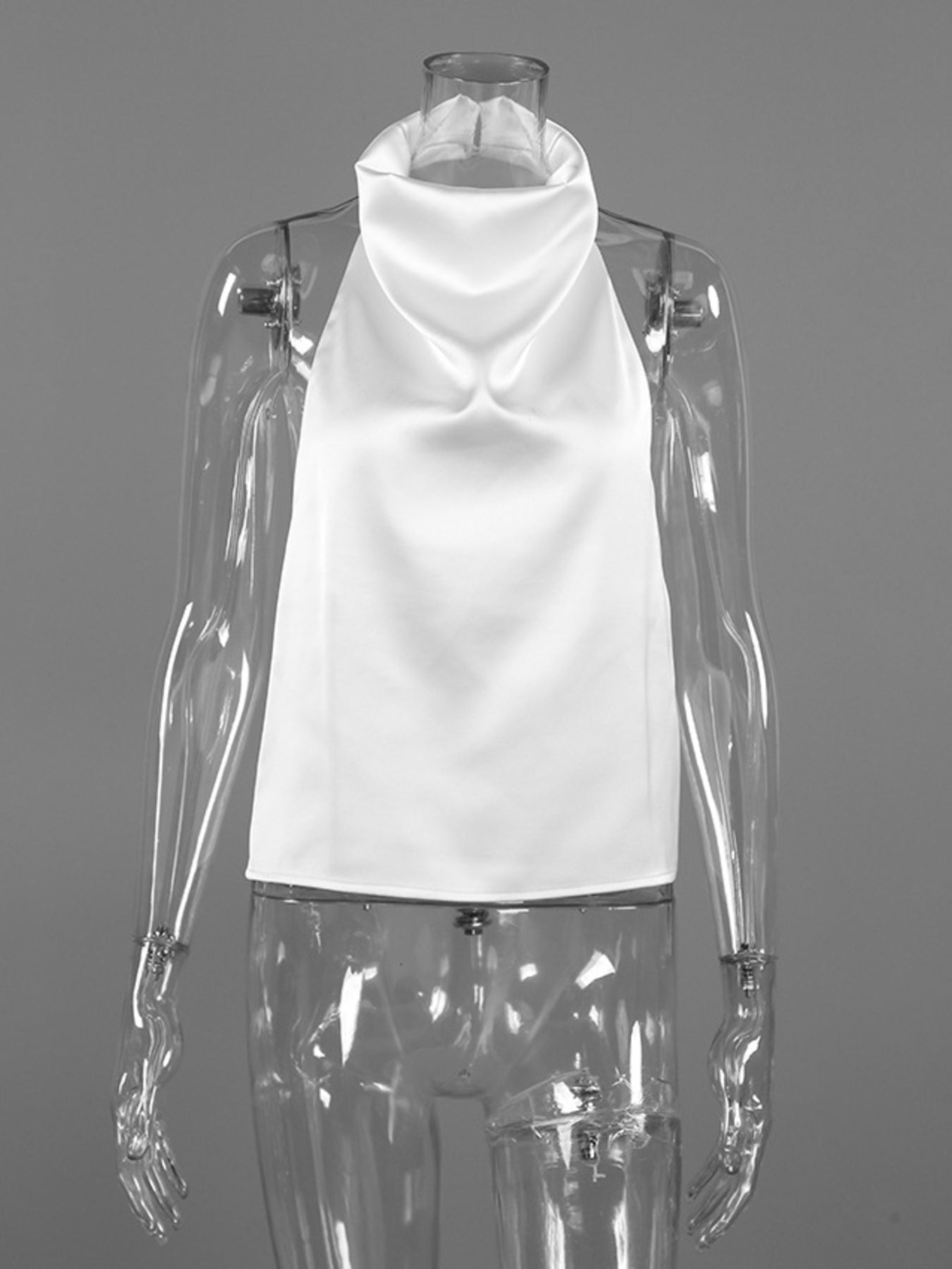Halter Neck Satin Cami