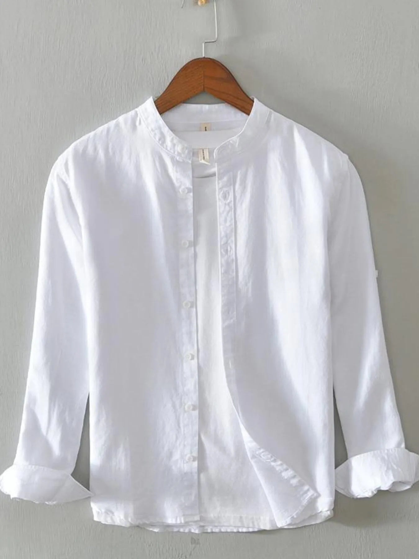 Men's Full Size Button Up Long Sleeve Shirt Plus Size