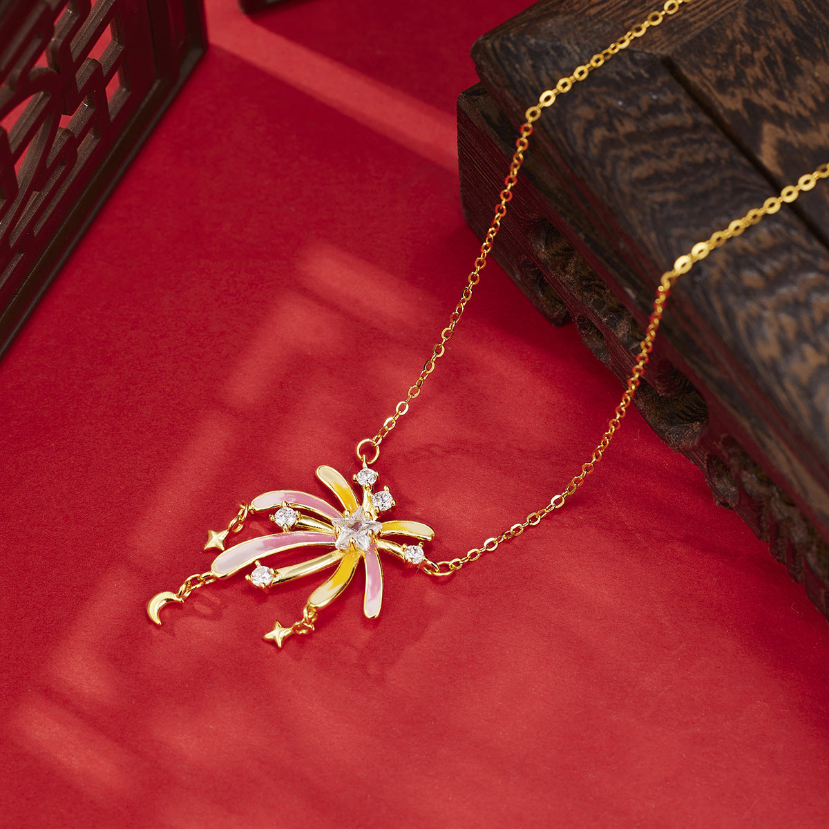 Starburst Pendant Necklace