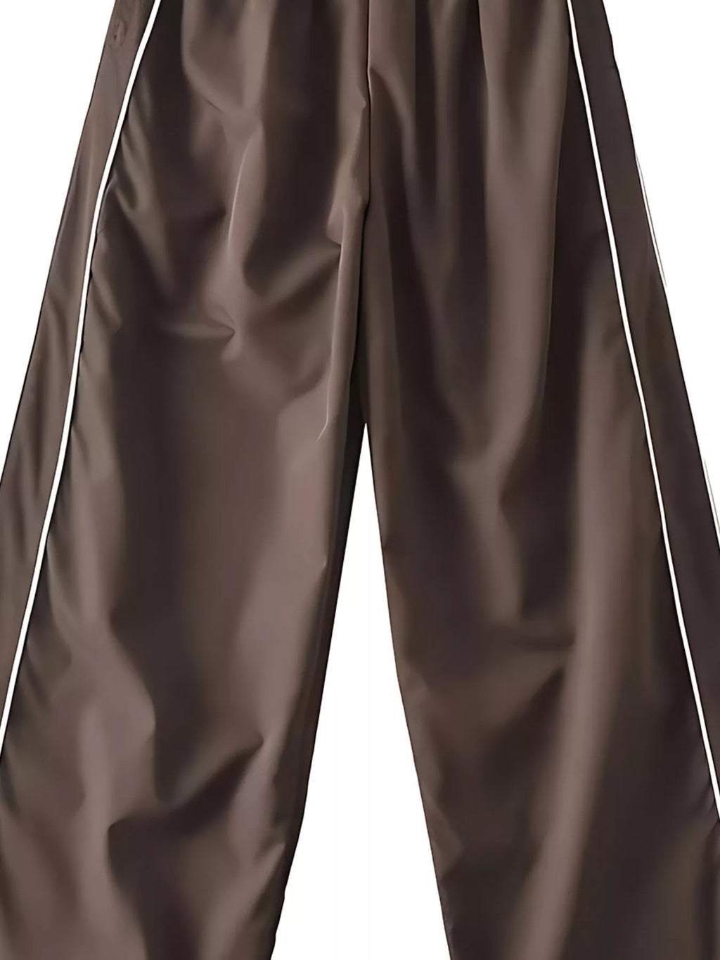 Elastic Waist Wide Leg Pants