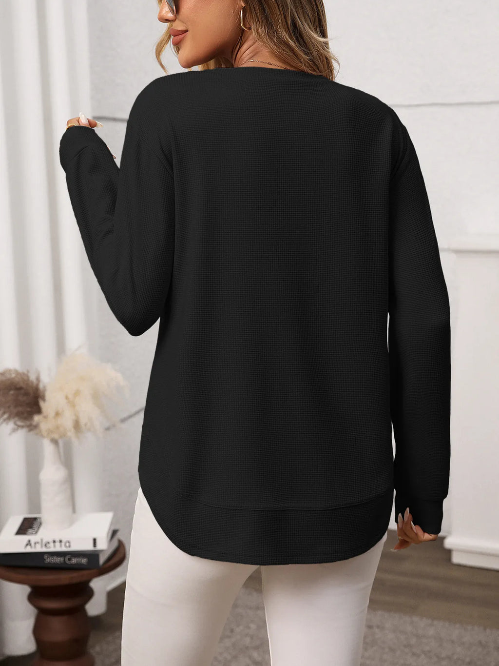Long Sleeve Round Neck T-Shirt