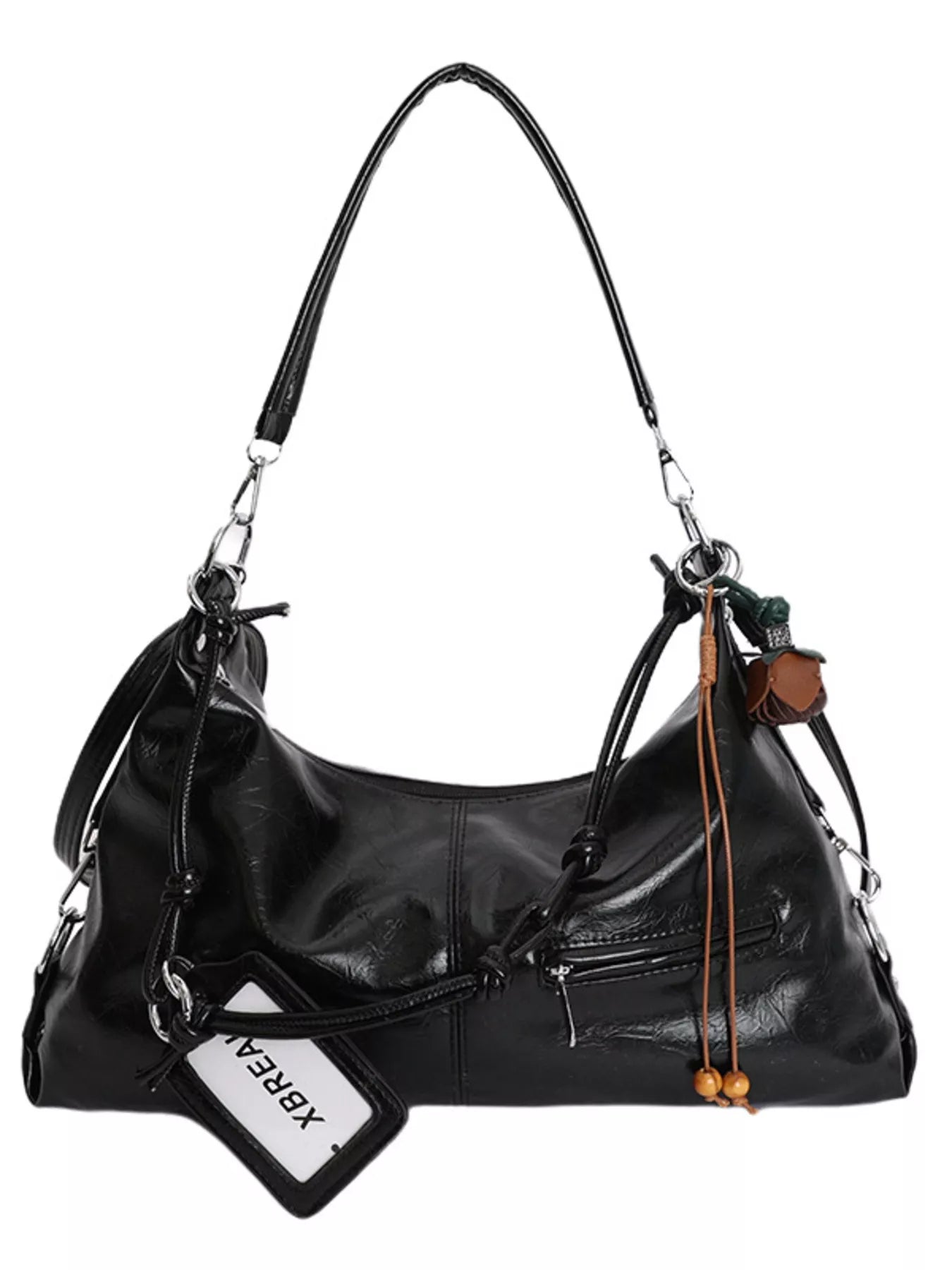 Vintage Style PU Leather Shoulder Bag
