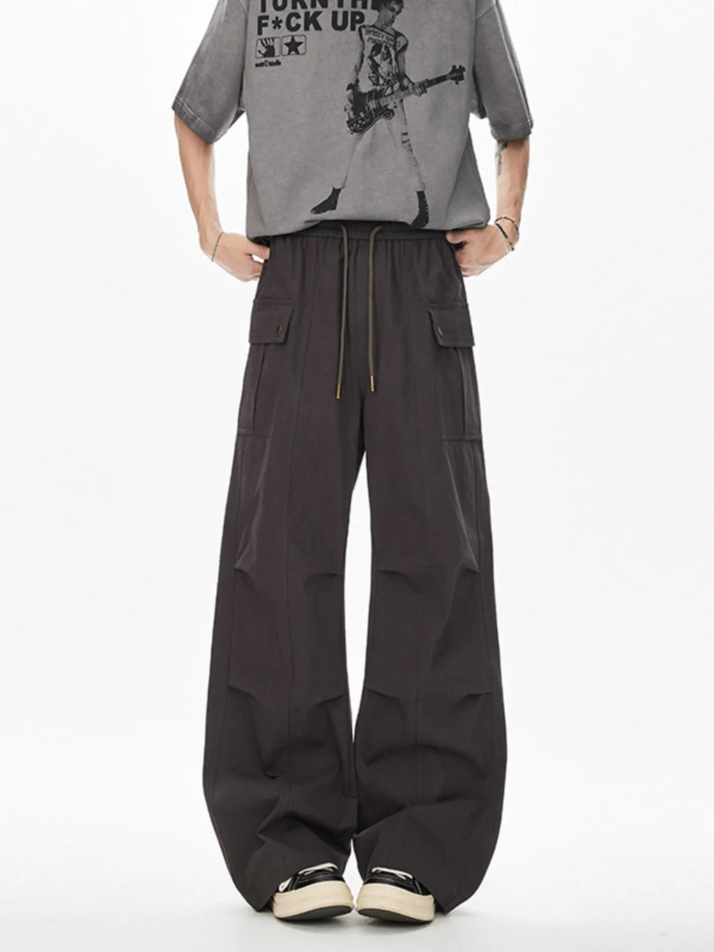 Men's Drawstring Cargo Pants