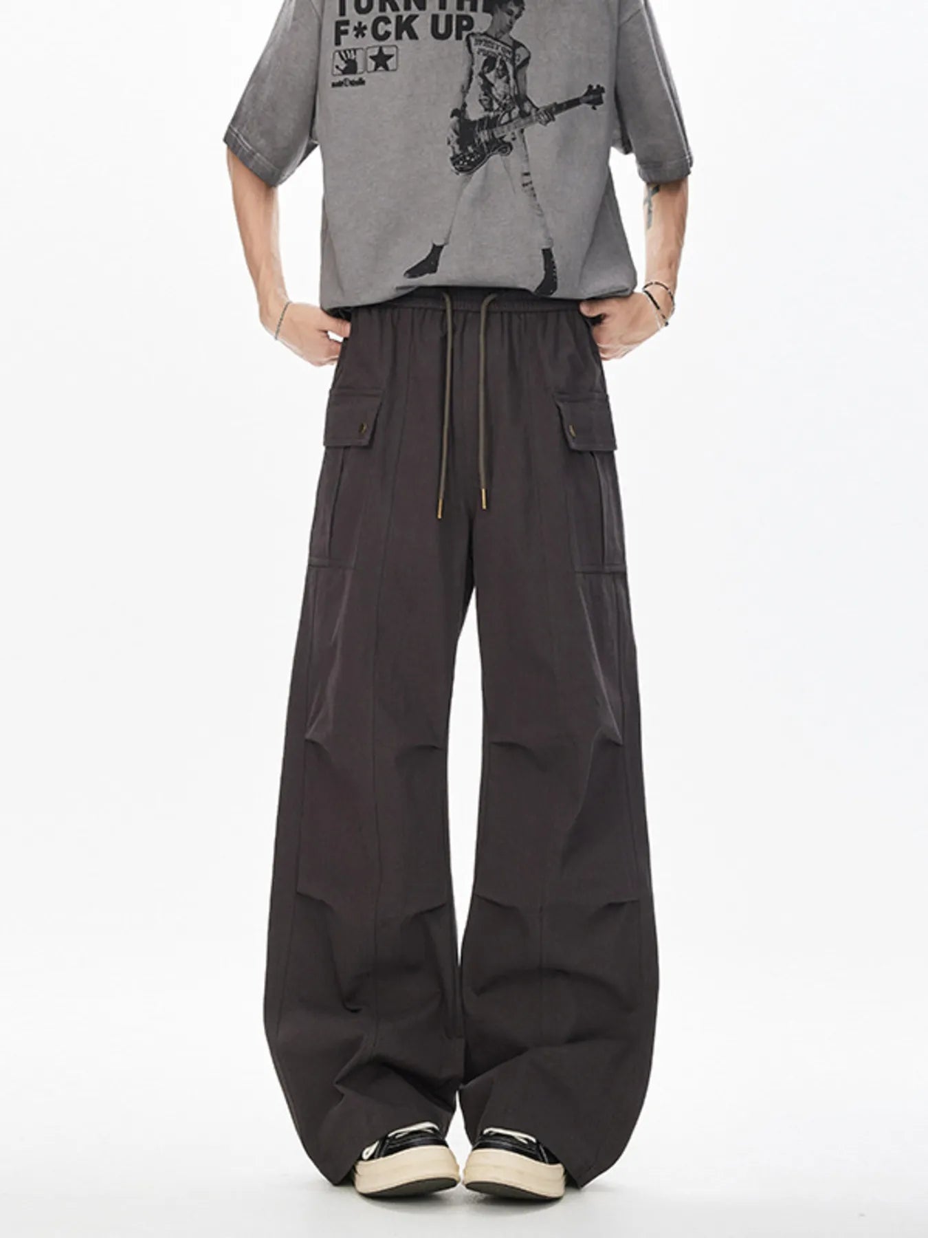 Men's Drawstring Cargo Pants