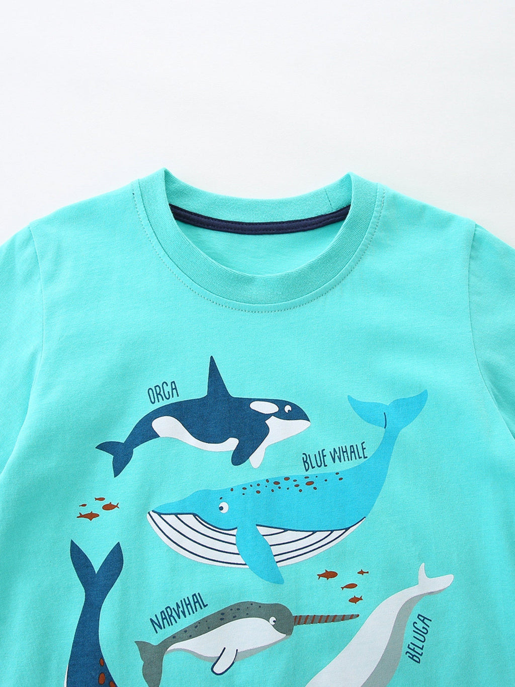 Children's Ocean Friends Tee and Plaid Shorts Set