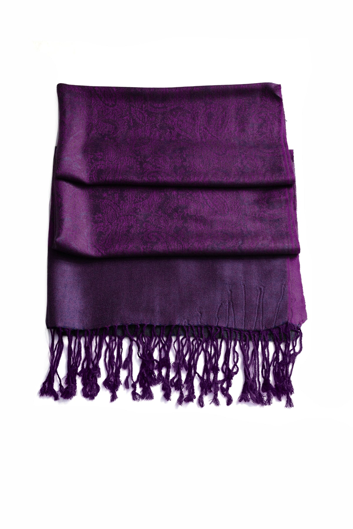 Sakkas 70" x 28" Paisley Self-Design Pashmina Shawl / Wrap / Stole