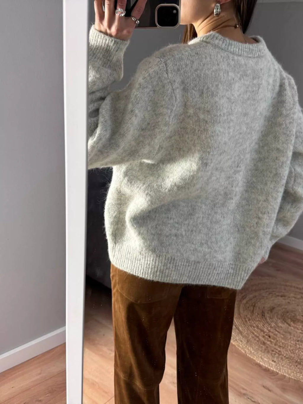 Button Up Long Sleeve Cardigan
