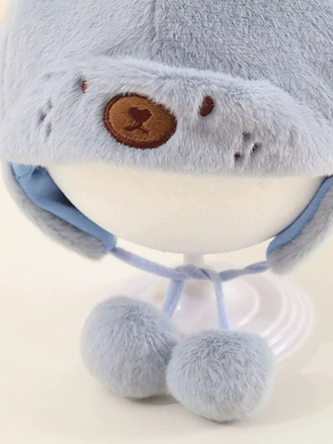Children's Cute Bear Ear Plush Hat