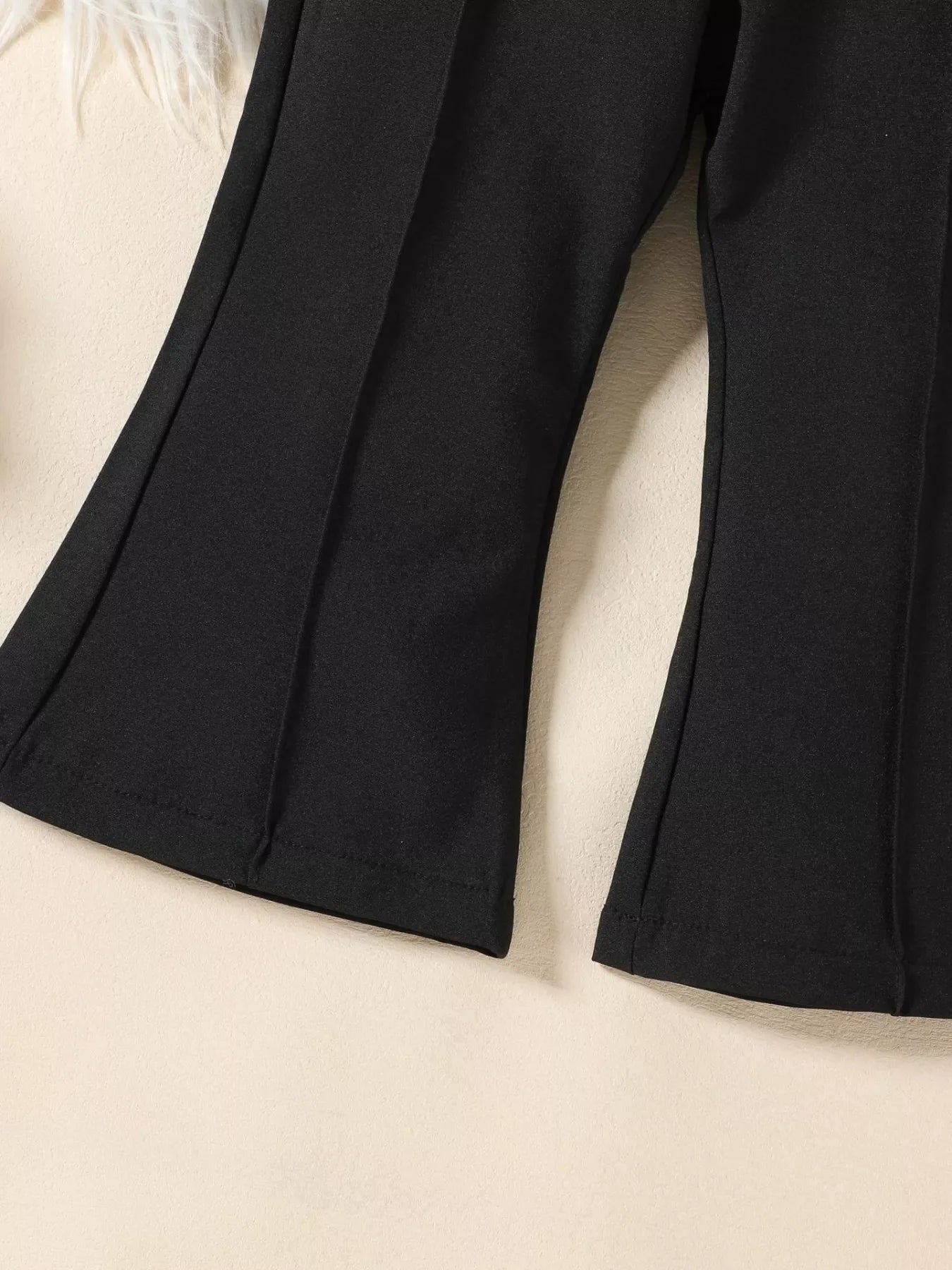 Sleeveless Blazer & Flare Pants Set