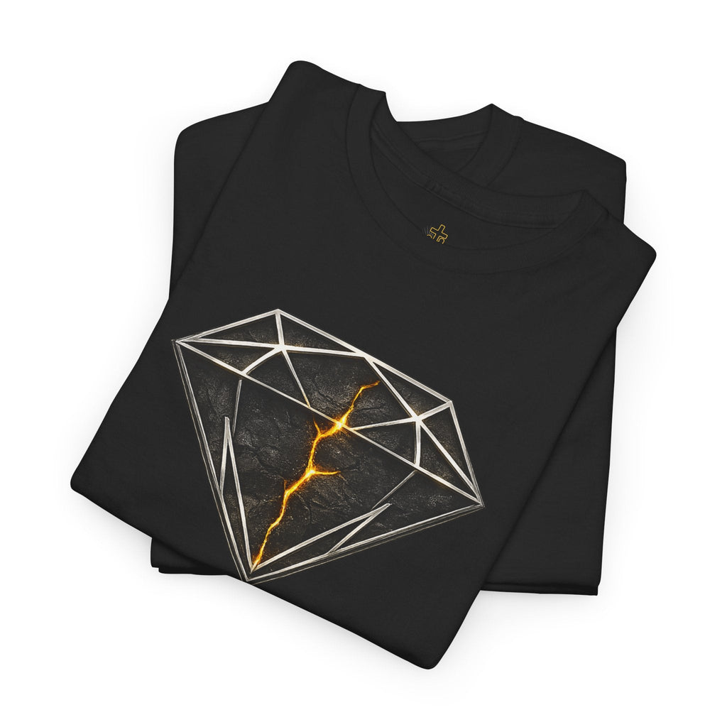 Pressure Built Me Diamond Tee – Luxury Streetwear Resilience Graphic Shirt