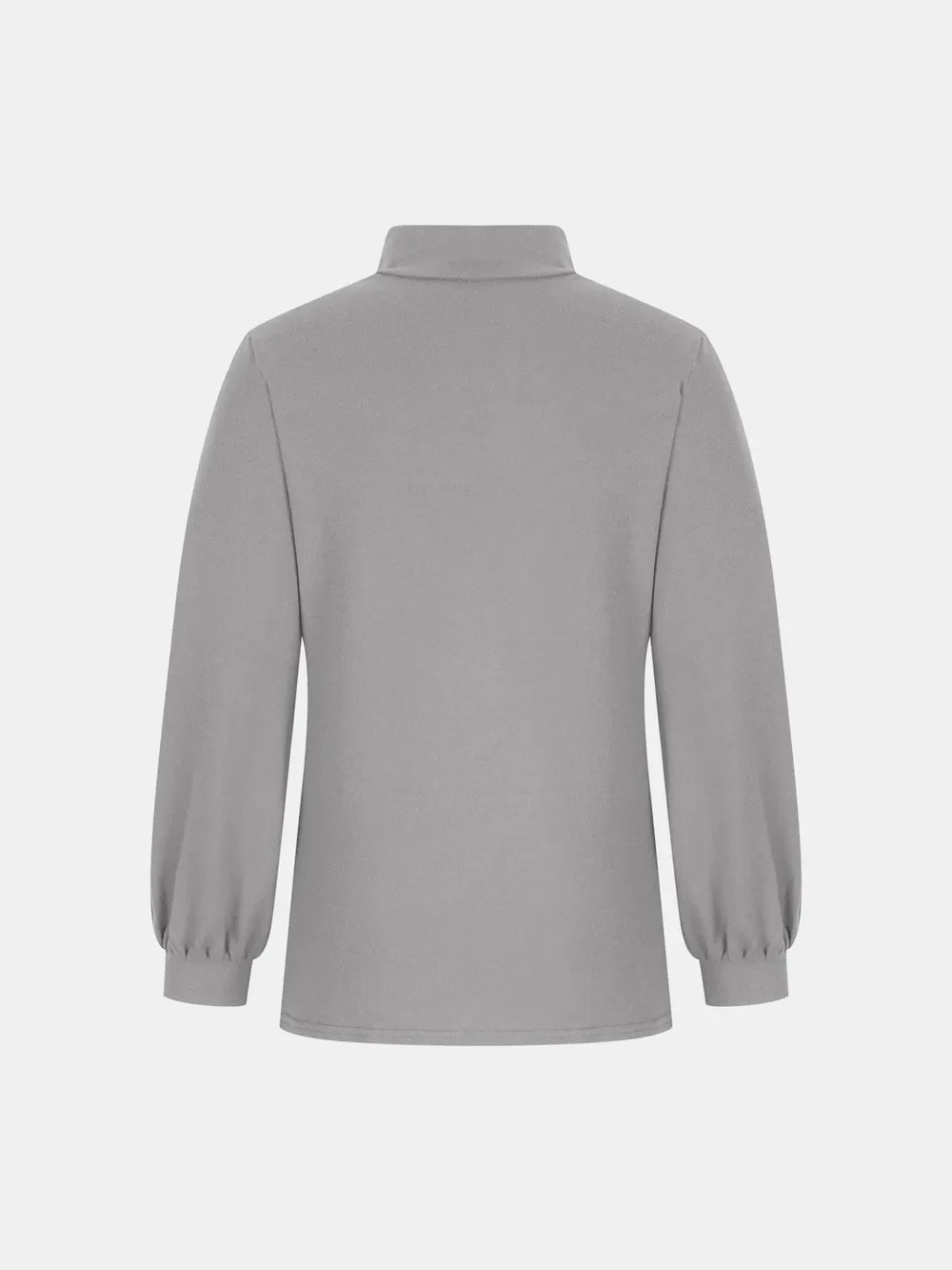 Full Size Mock Neck Long Sleeve T-Shirt