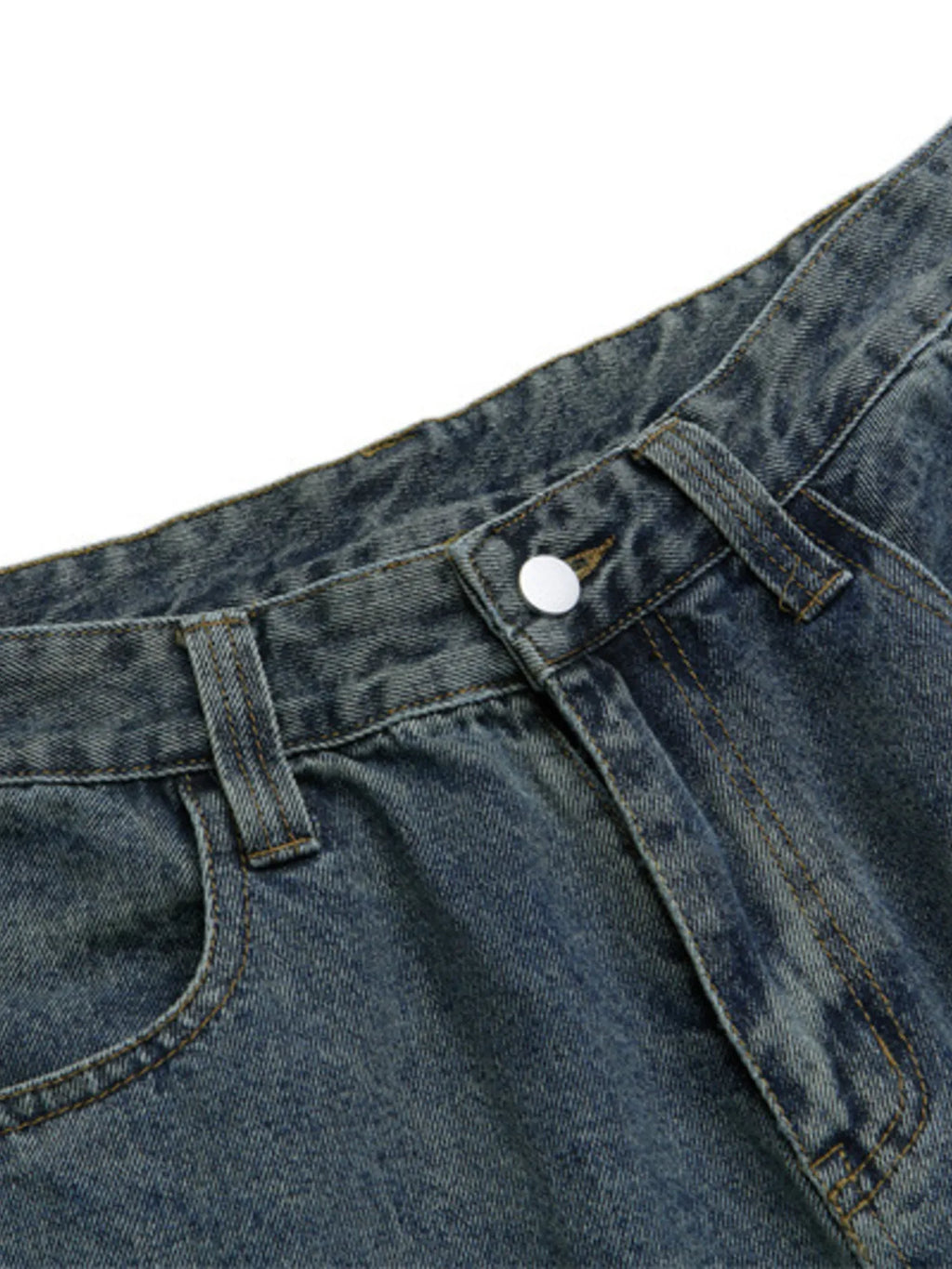 Men's Wide Leg Cargo Jeans