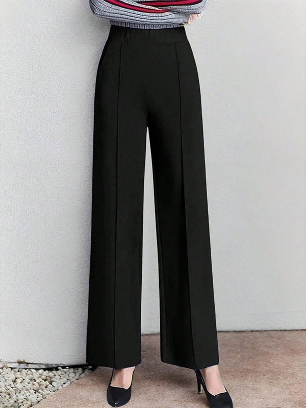 High-Waisted Wide Leg Pants