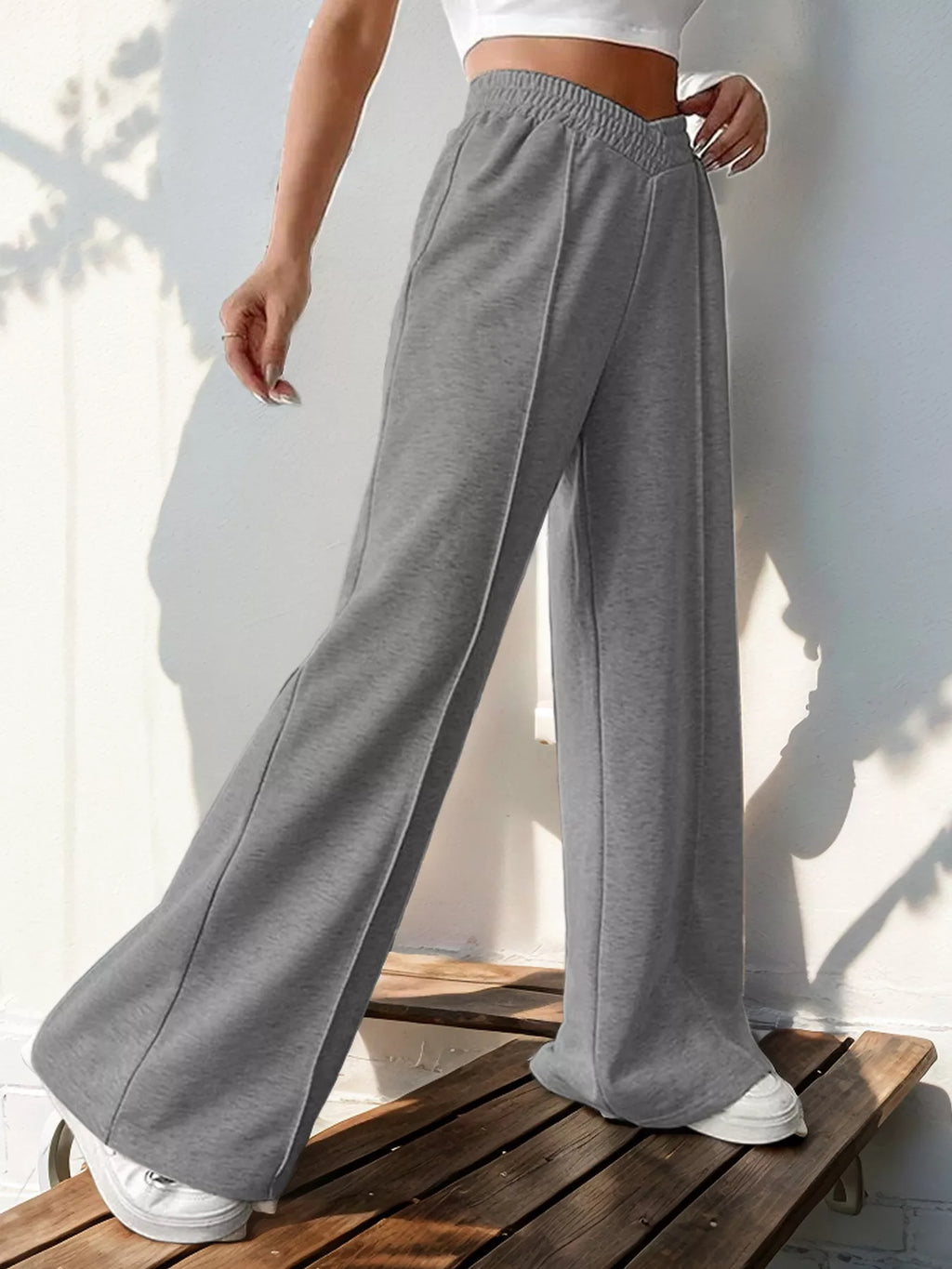 Wide Leg High Waist Pants