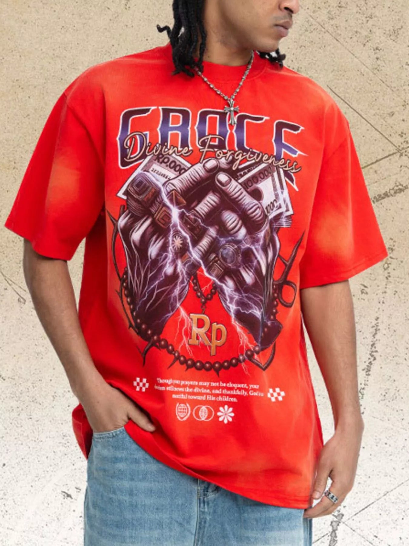 Men's Grace Divine Forgiveness Graphic T-Shirt