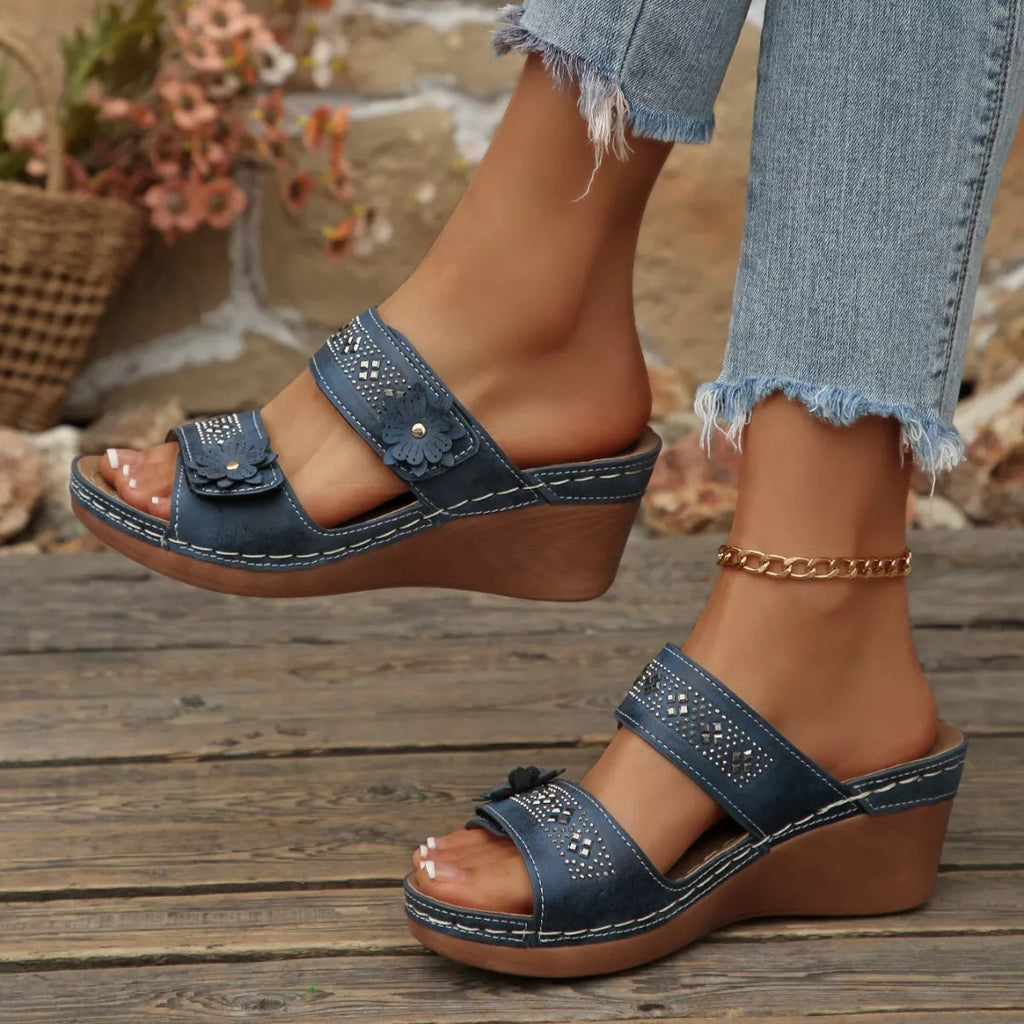 Open Toe Wedge Sandals