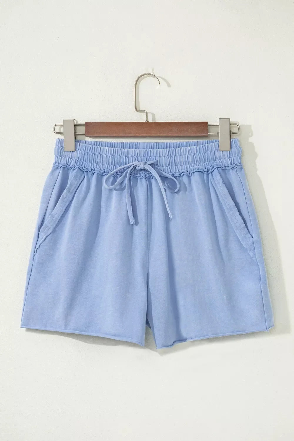 Drawstring Shorts with Pockets