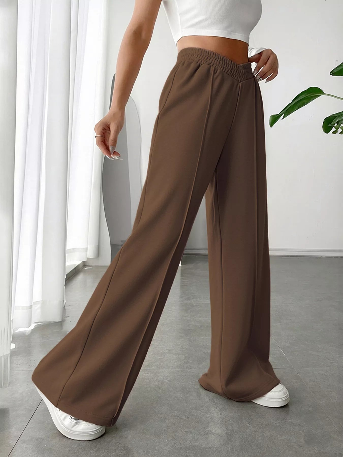 Wide Leg High Waist Pants