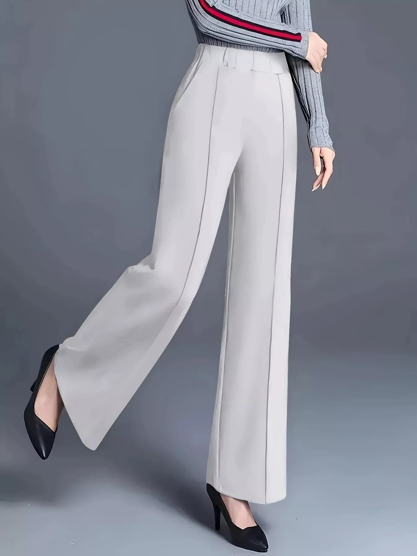 High-Waisted Wide Leg Pants
