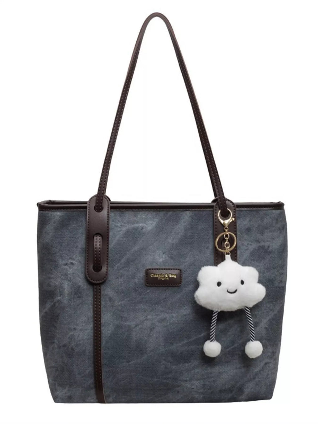 Vintage Style Cloud Charm Shoulder Bag