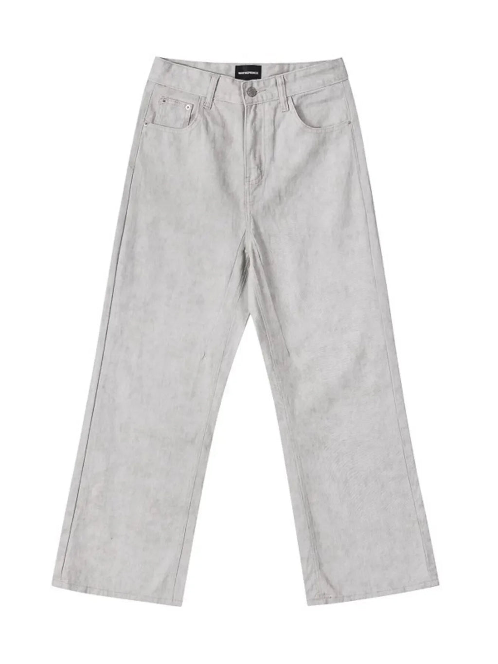 Men's Full Size Washed Wide Leg Pants Plus Size