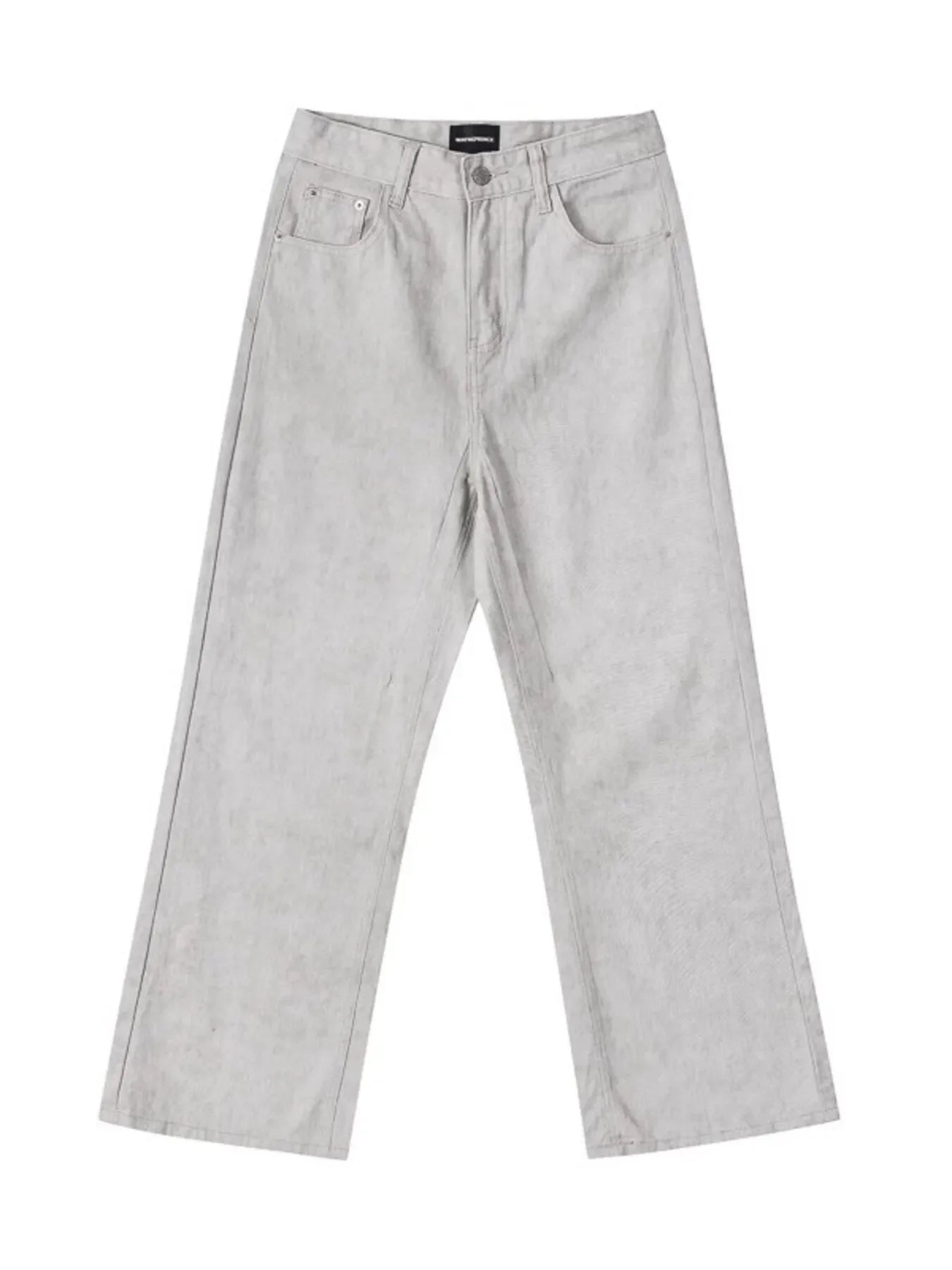 Men's Full Size Washed Wide Leg Pants Plus Size