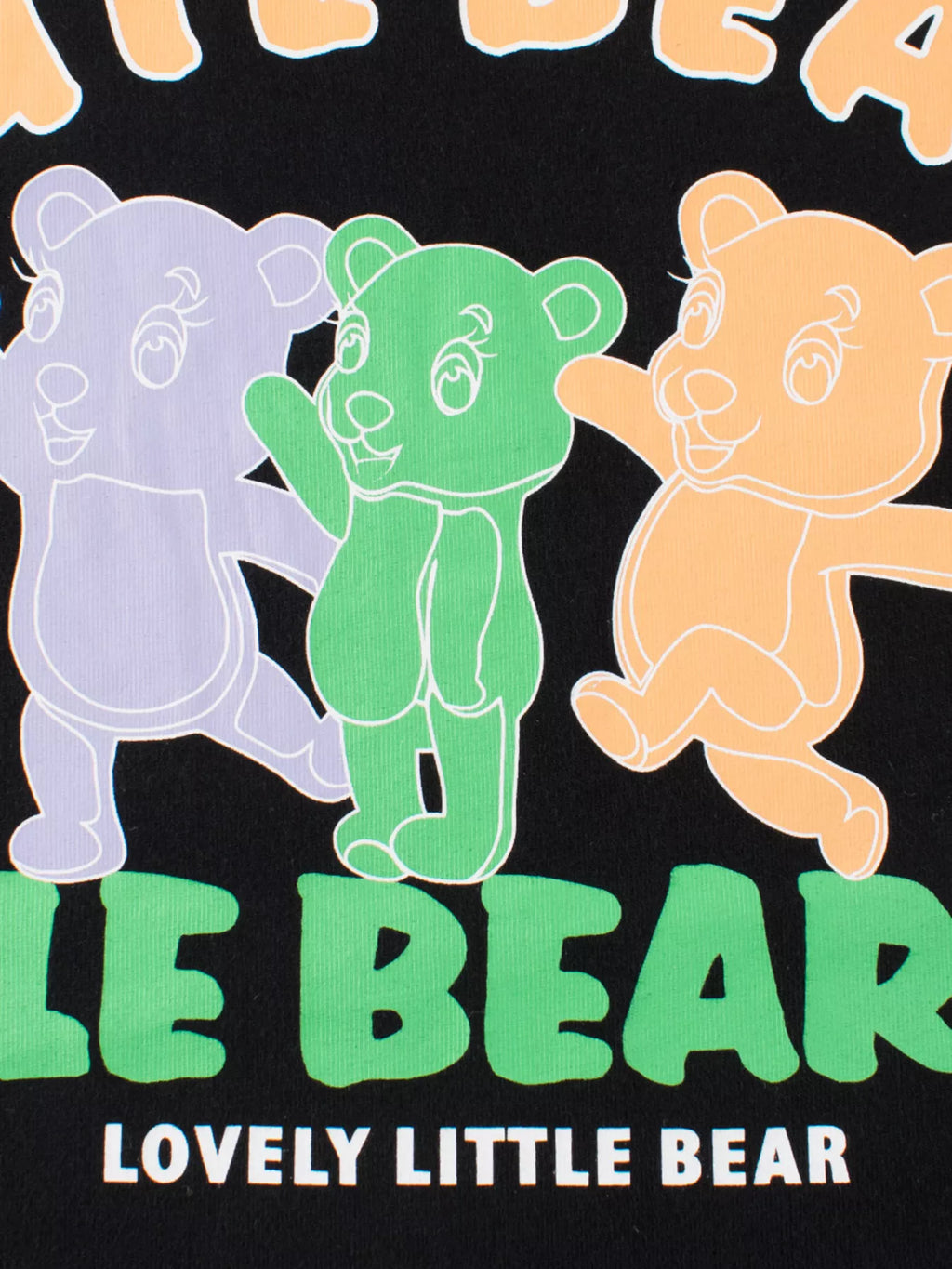 Children's Bear Graphic Short Sleeve T-Shirt