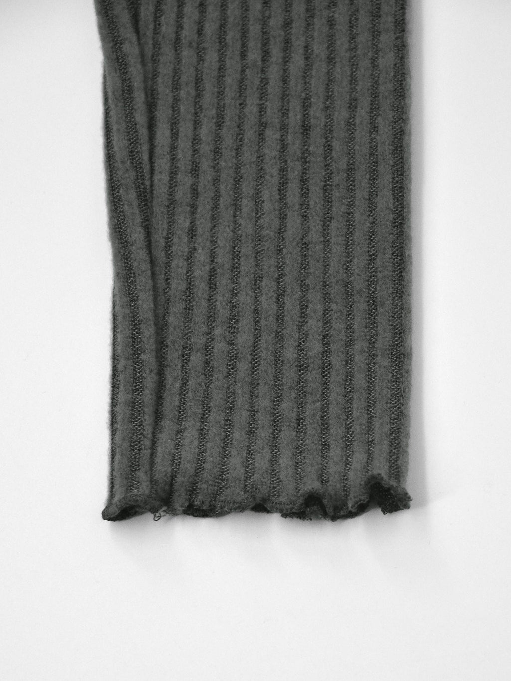 Asymmetrical One-Shoulder Ribbed Knit Top