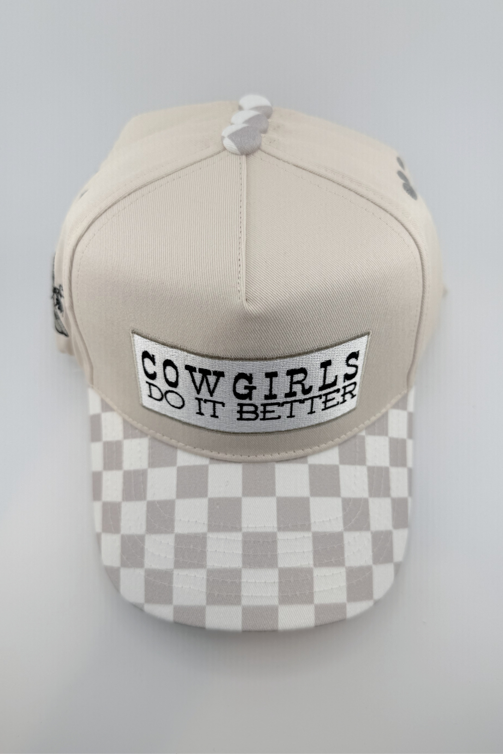 TRR - Cotton Structured Hat  -  SNAP BACK - COWGIRLS DO IT BETTER