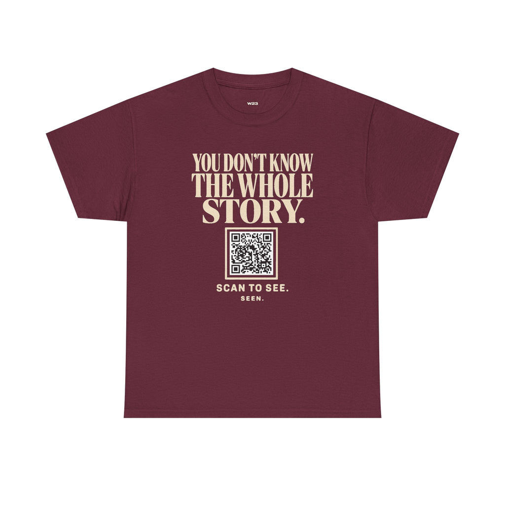 SEEN. QR Tee — You Don't Know The Whole Story