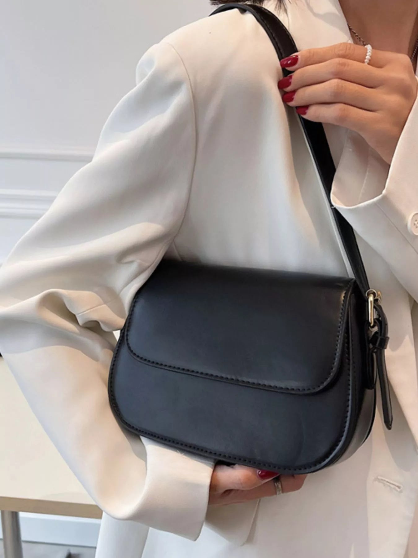 PU Leather Shoulder Bag
