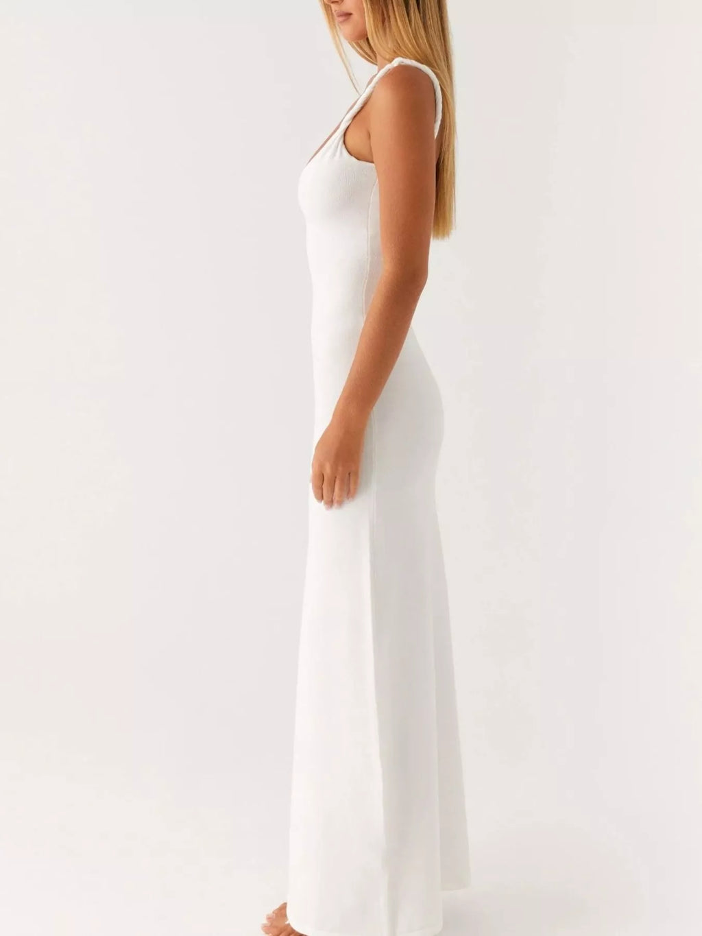 V-Neck Bodycon Maxi Dress