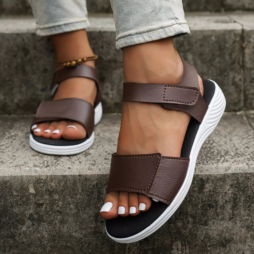Open Toe Flats Sandals