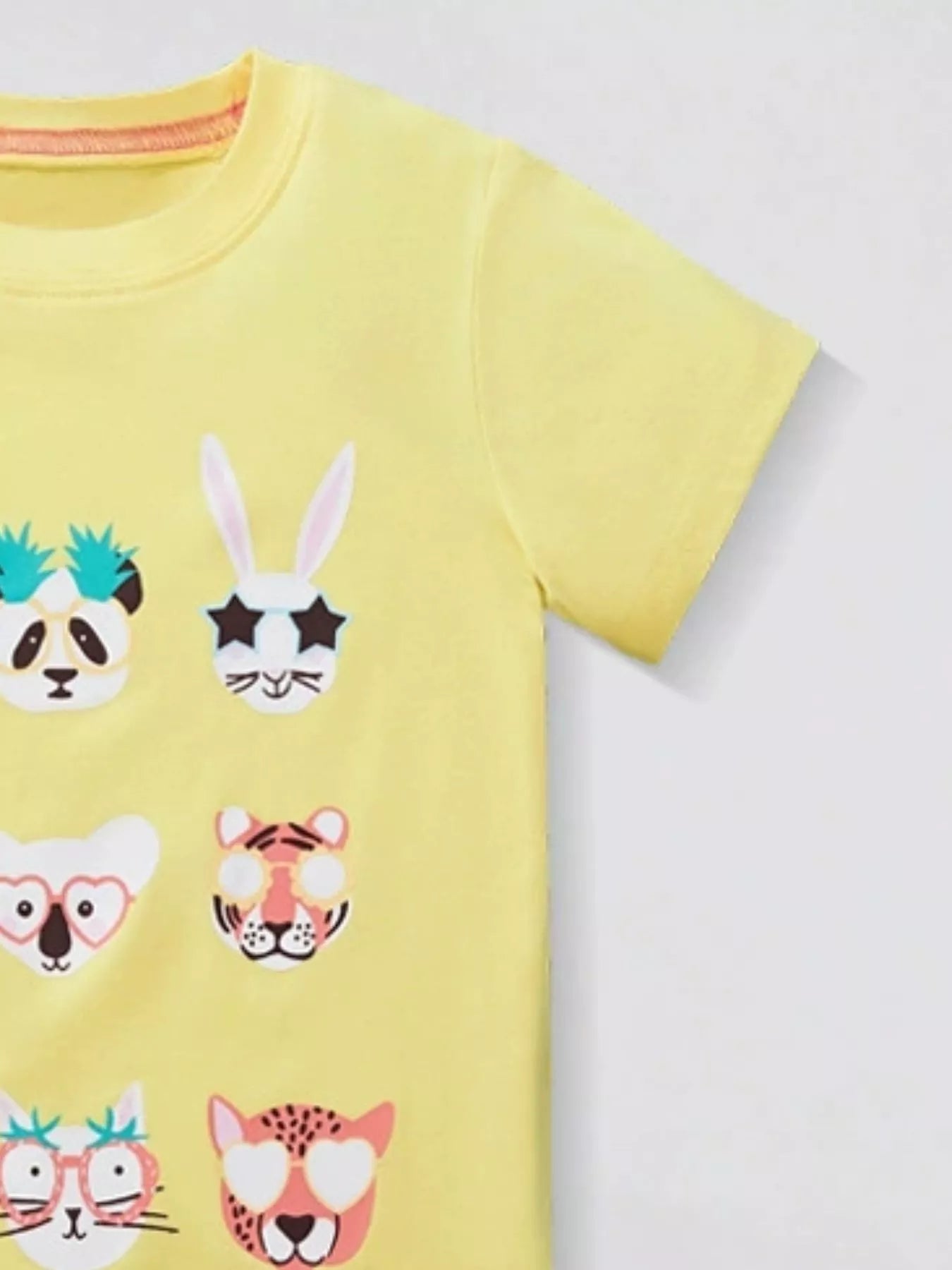 Children's Animal Crew Neck T-Shirt