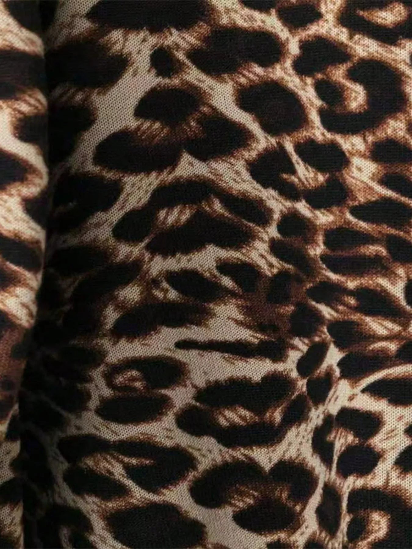 Hooded Leopard Lined Zip-Up Outerwear