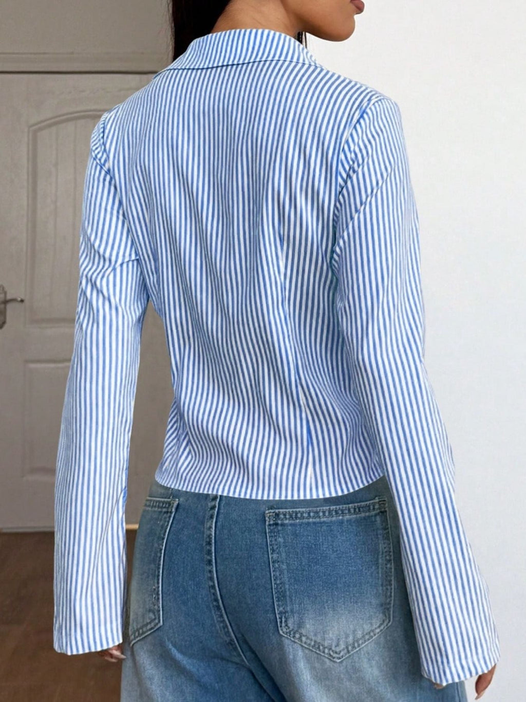 Striped Button-Down Slim Fit Shirt