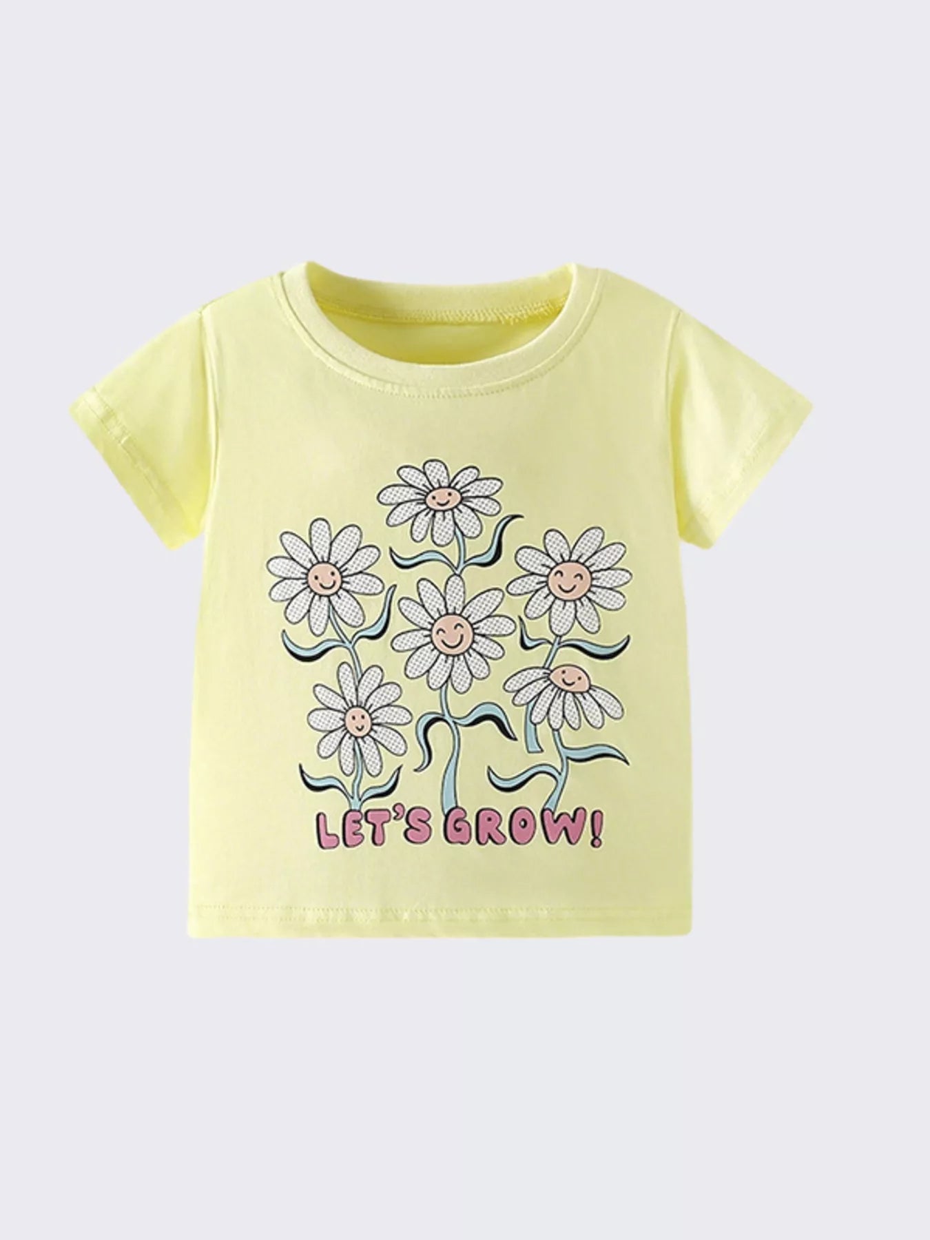 Children's Daisy Graphic Short Sleeve T-Shirt
