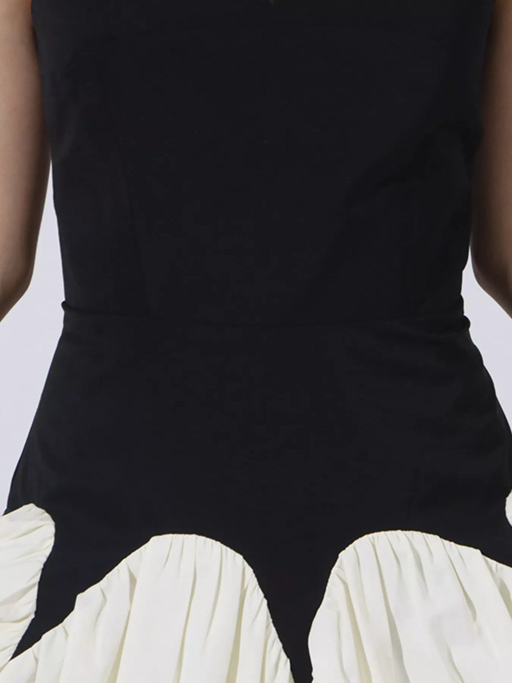 Two Tone Tube Maxi Dress
