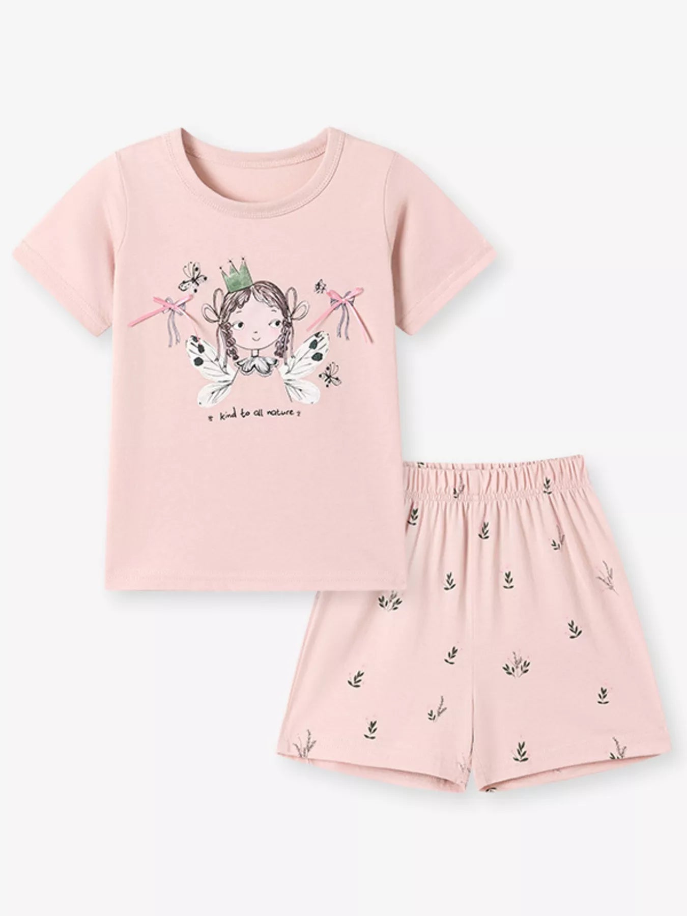 Children's Graphic Short Sleeve Tee and Shorts Set