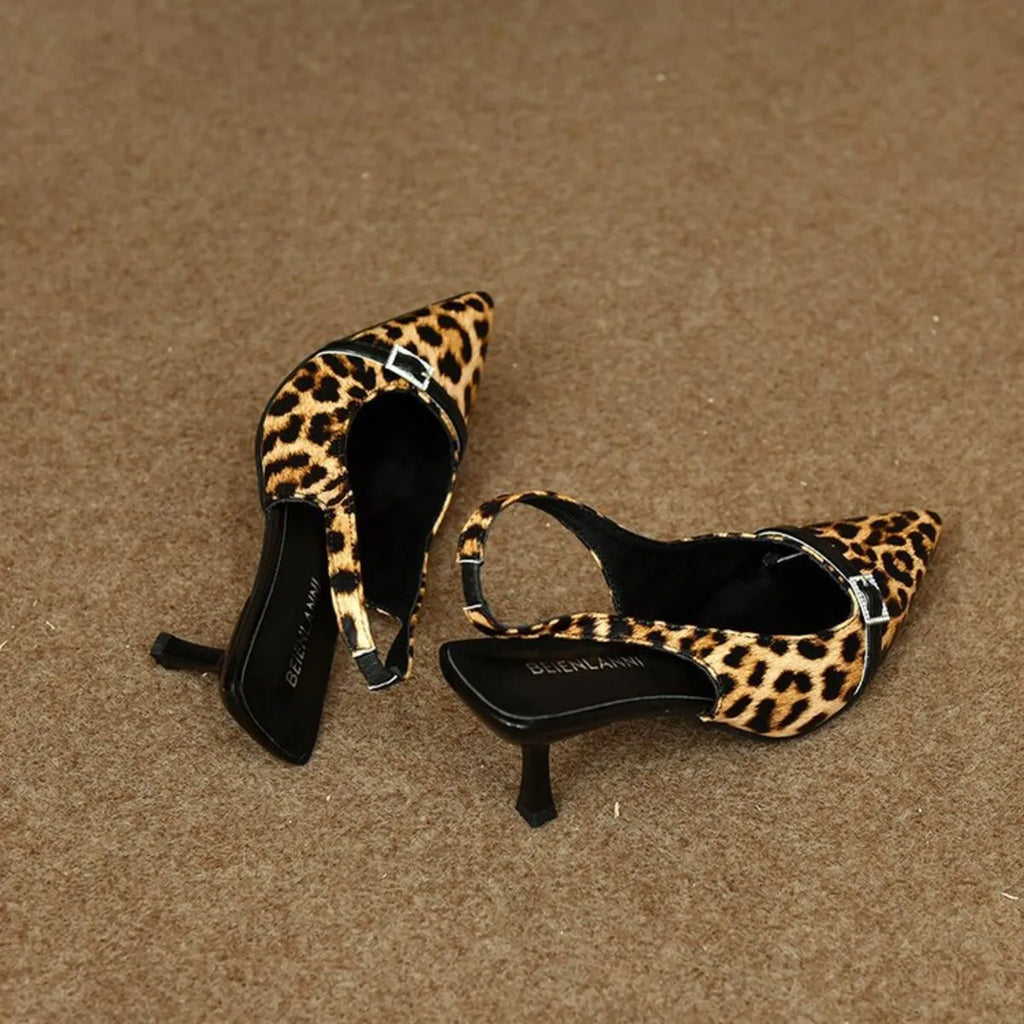 Pointed Toe Slingback Pumps