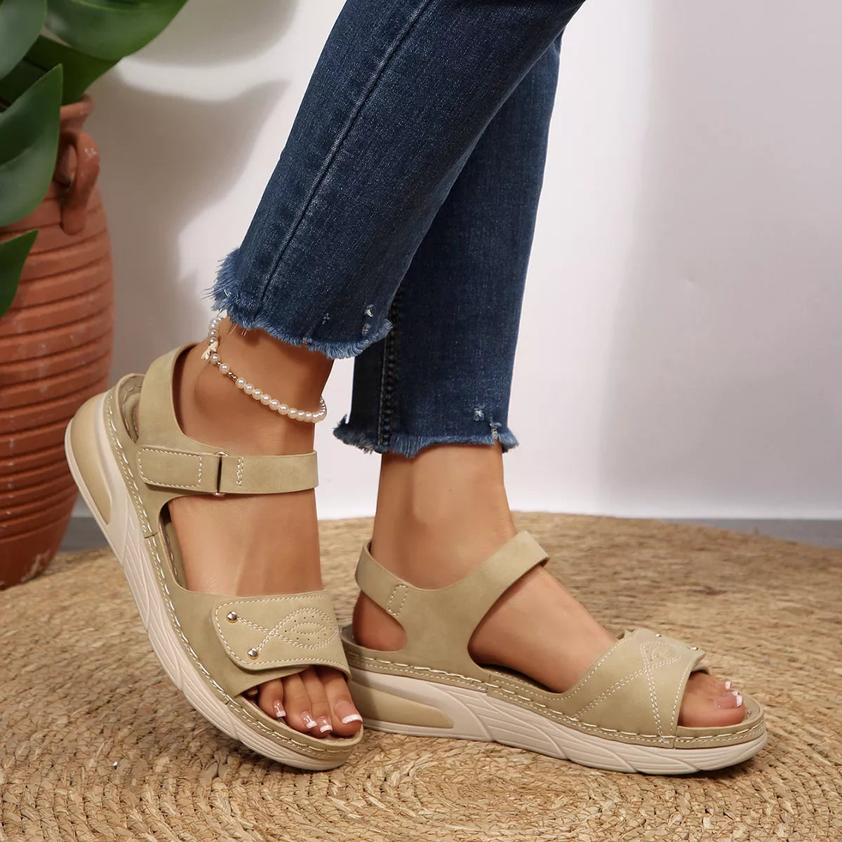 Open Toe Platform Sandals