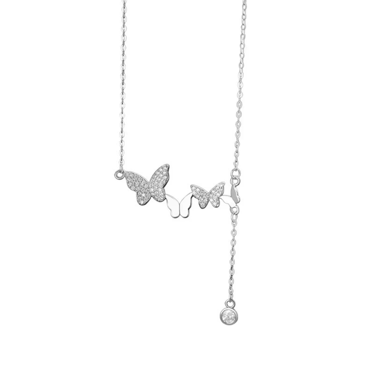 925 Sterling Silver Butterfly Necklace