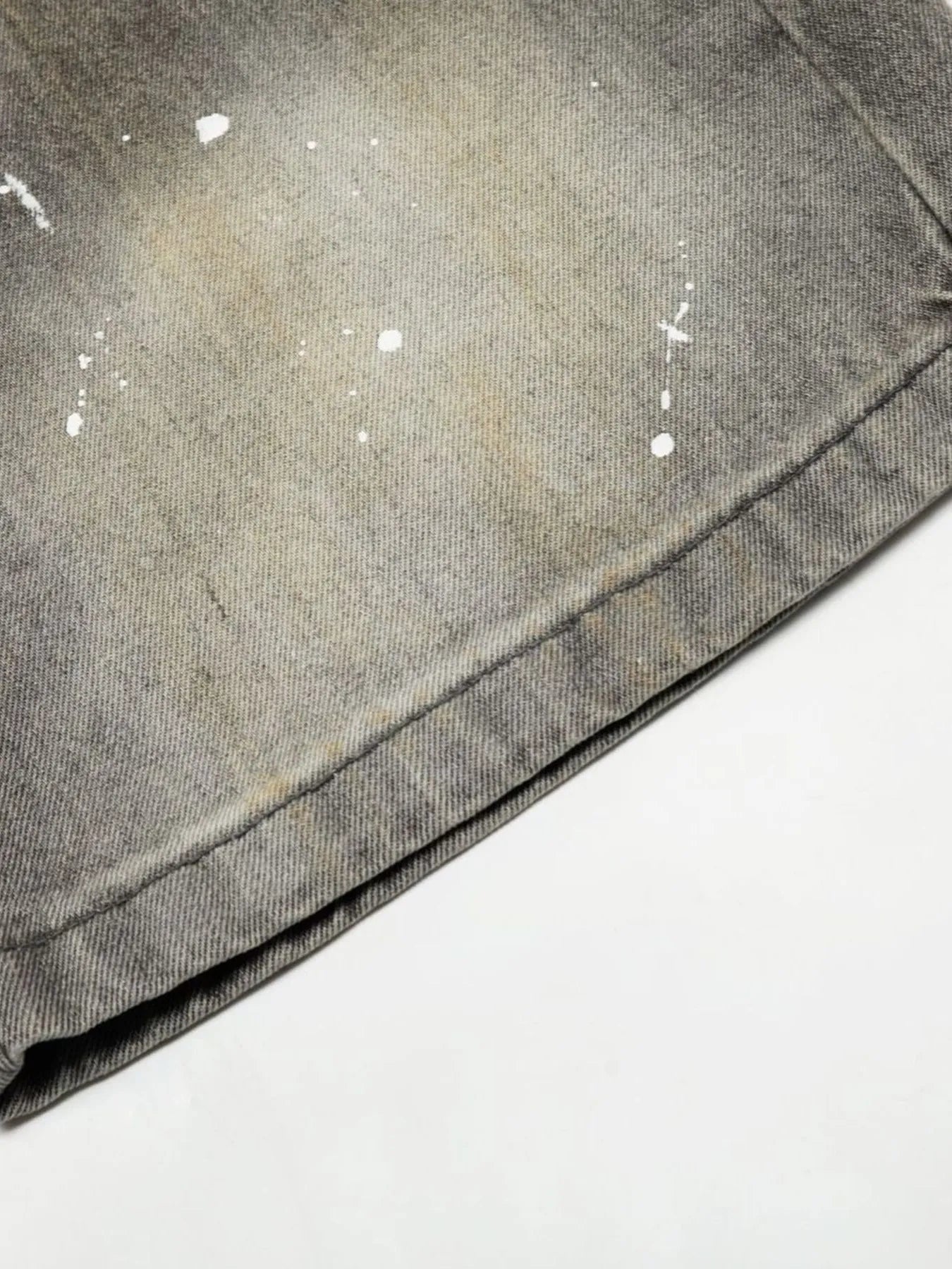 Men's Paint Splatter Wide Leg Jeans