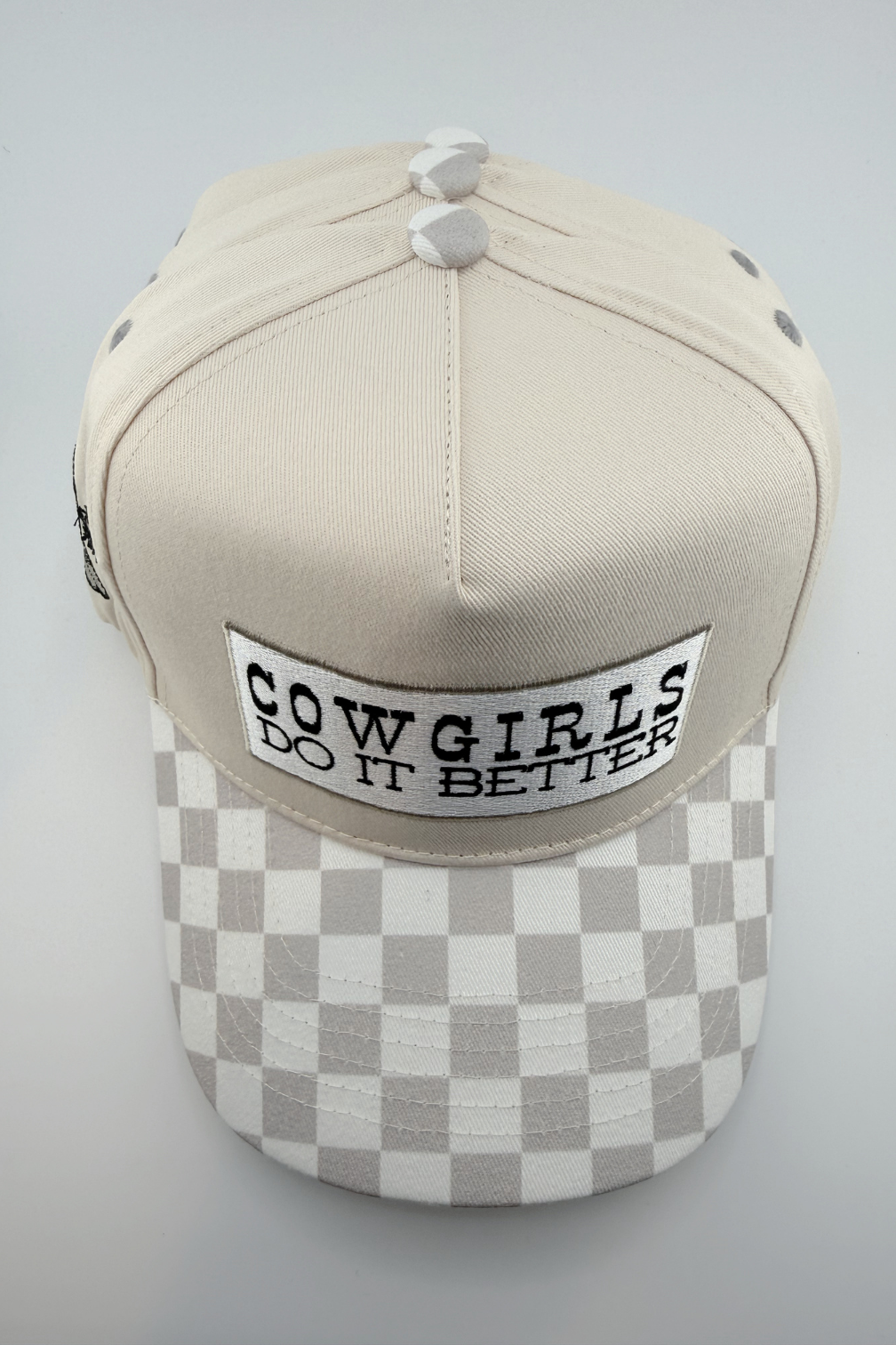 TRR - Cotton Structured Hat  -  SNAP BACK - COWGIRLS DO IT BETTER