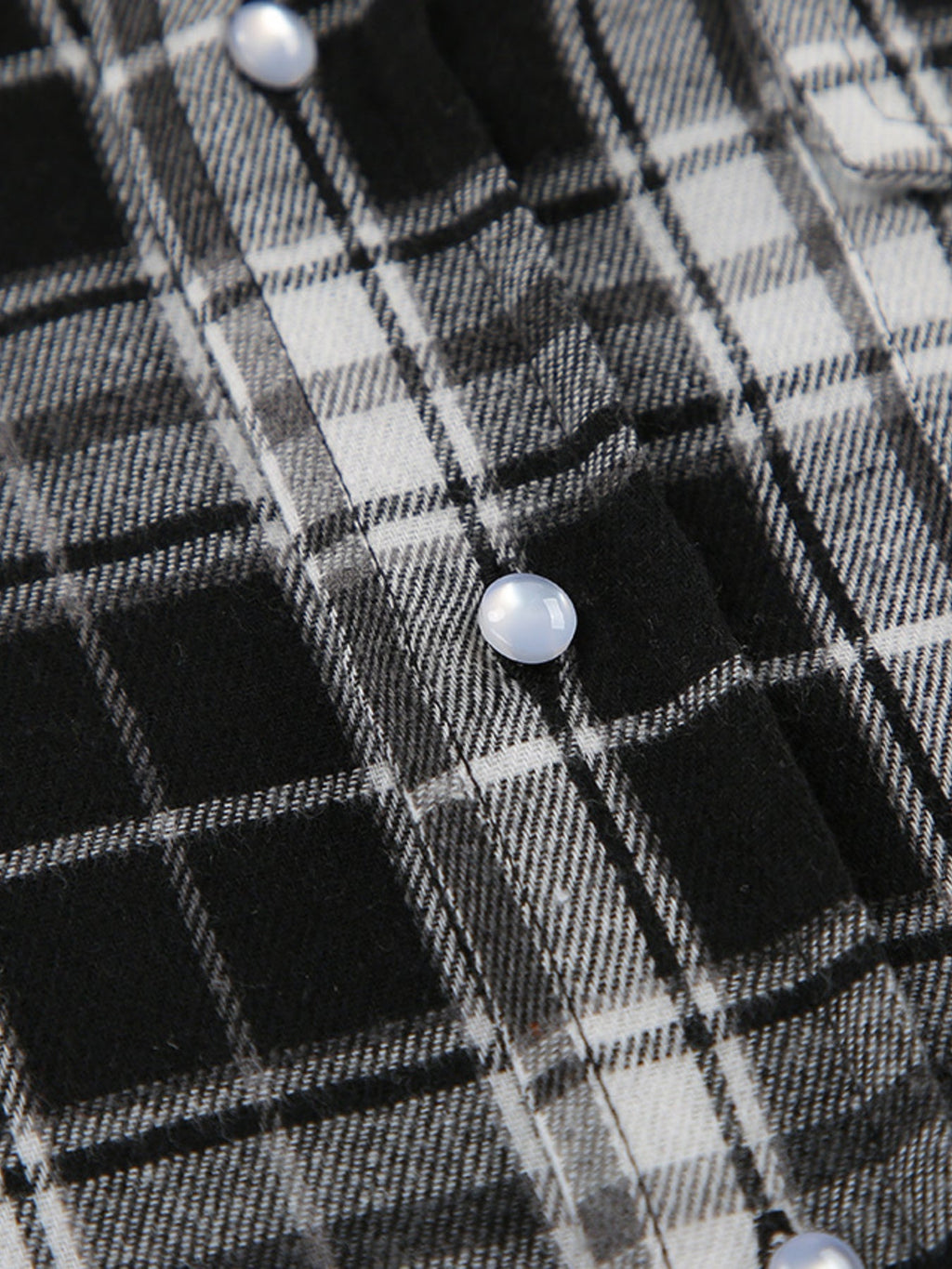 Oversized Plaid Button Up Shirt