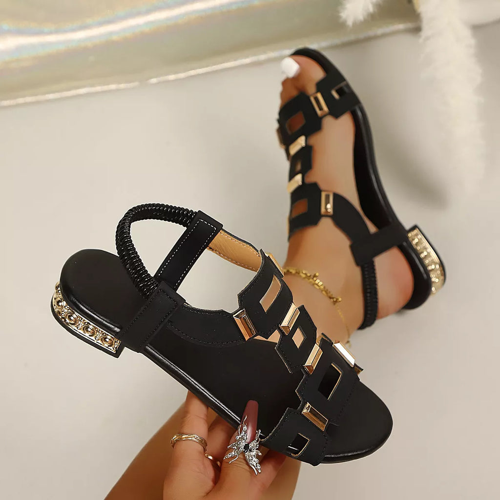 Open Toe Flats Sandals